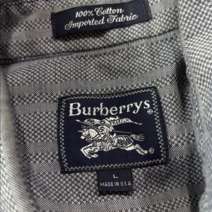 Vintage Burberrys Men’s‎ Short Sleeve Shirt Sz Large